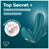 Satisfyer Top Secret+ - bärbar vibrator med 3 armar - grön