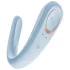 Satisfyer Double Classic - parvibrator (blå)