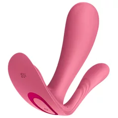   Satisfyer Top Secret+ - bärbar G-punkts- och analvibrator (rosa)