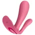 Satisfyer Top Secret+ - bärbar G-punkts- och analvibrator (rosa)