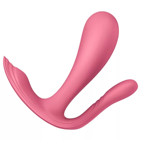 Satisfyer Top Secret+ - bärbar G-punkts- och analvibrator (rosa)