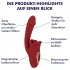 EIS Passion Lips - G-punkt vibrator med slickfunktion - röd