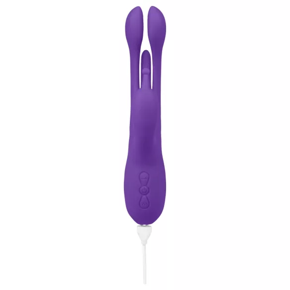 EIS - vibrator med rörlig tungklittstimulator och klitorisarm - lila