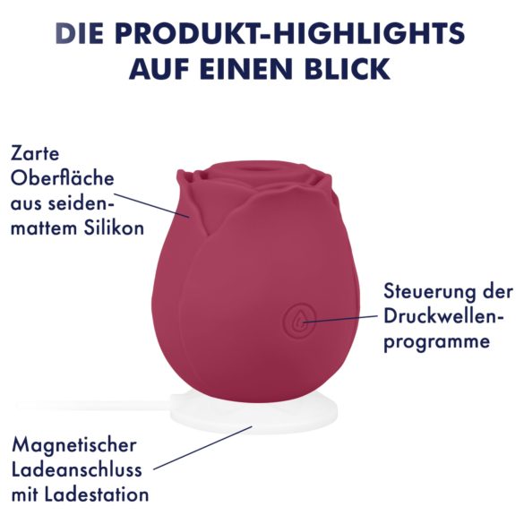 EIS Blush&Bloom - sugpropp vibrator - röd