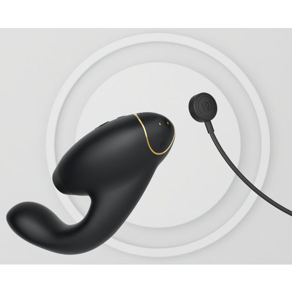 Womanizer Duo 2 - G-punktsvibrator och klitorisstimulator - svart