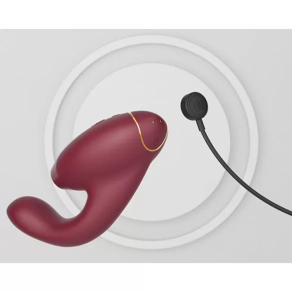 Womanizer Duo 2 - G-punktsvibrator och klitorisstimulator - röd