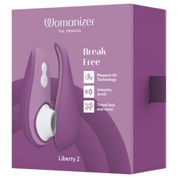 Womanizer Liberty 2 - lufttryck vibrator för klitoris - lila