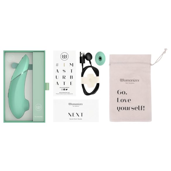 Womanizer Next - uppladdningsbar klitorisstimulator med lufttrycksvågor (salvia)