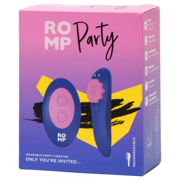 ROMP - fjärrstyrd trosvibrator - lila