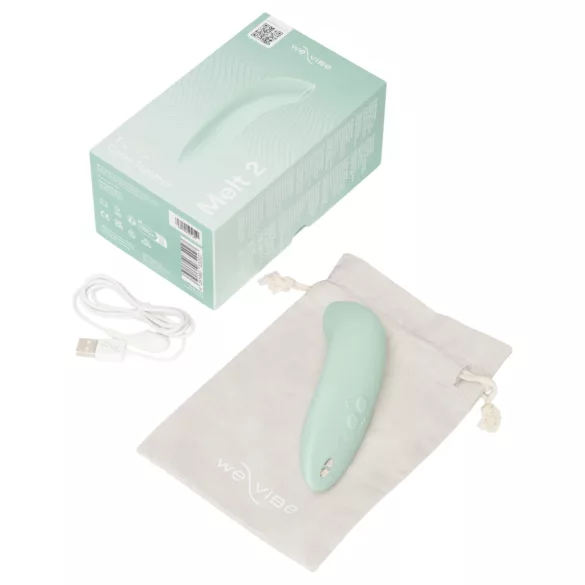 We‑Vibe Melt 2 - App‑styrd luftvibrator för klitoris (turkos)