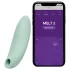We‑Vibe Melt 2 - App‑styrd luftvibrator för klitoris (turkos)