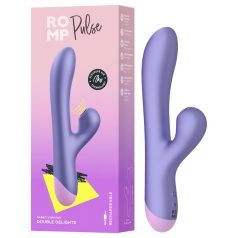   ROMP Pulse - G-punktvibrator med lufttryck klitorisstimulering - lila