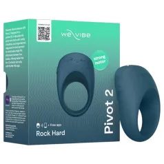   We-Vibe Pivot 2 - App-styrd vibrerande penisring för män (blå)