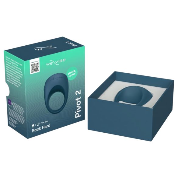 We-Vibe Pivot 2 - vibratorring för män - appstyrd - blå
