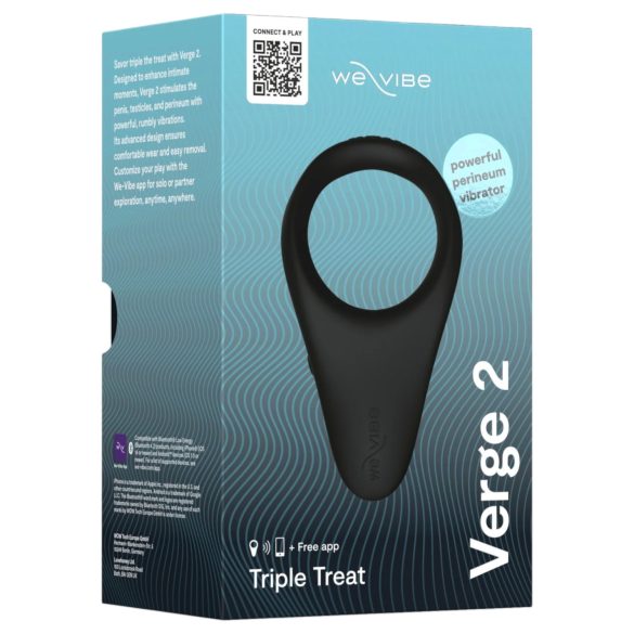We-Vibe Verge 2 - penisring med vibrator - svart