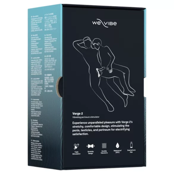 We-Vibe Verge 2 - Appstyrd vibrerande penisring för män (svart)