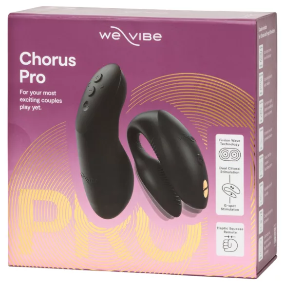 We‑Vibe Chorus Pro - smart fjärrstyrd parvibrator (svart)