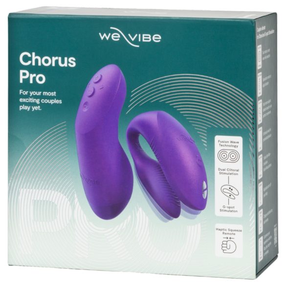 We-Vibe Chorus Pro - parvibrator med fjärrkontroll - lila