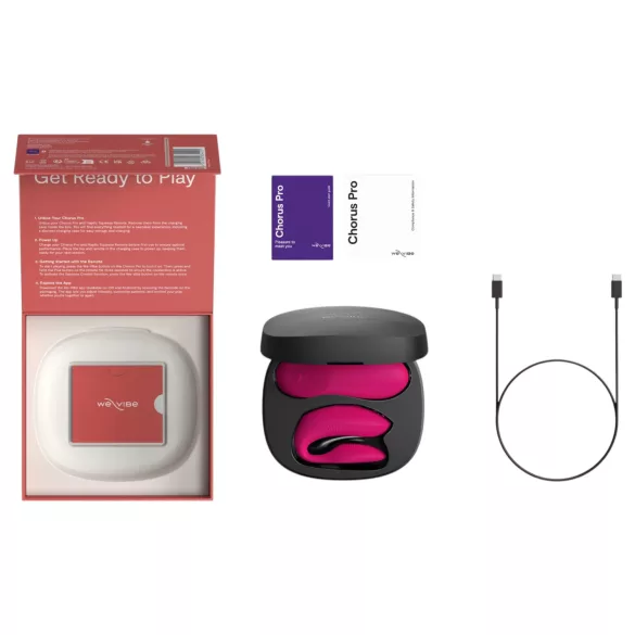 We-Vibe Chorus Pro - Parvibrator med app och fjärrkontroll (rosa)