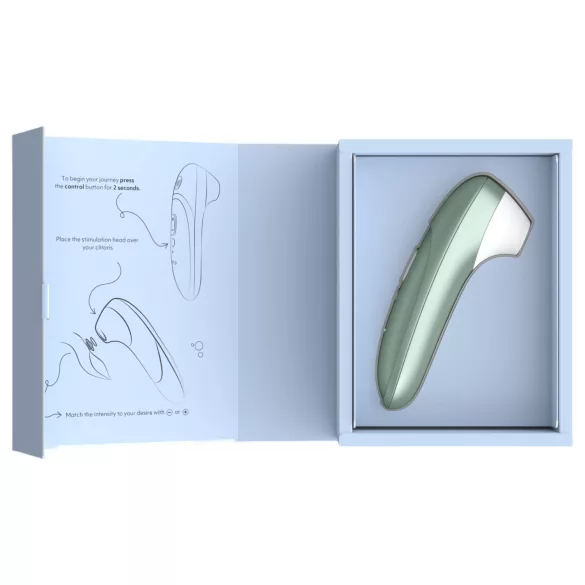 Womanizer Pro - luftvågs‑klitorisstimulator (grön)