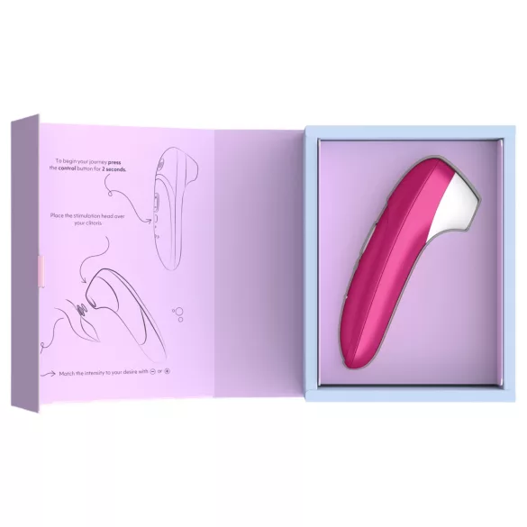 Womanizer Pro - luftvågs-klitorisstimulator (rosa)