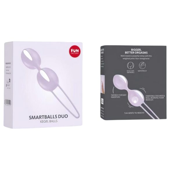 Fun Factory Smartballs Duo – Geishakulor med inre kula (lila)