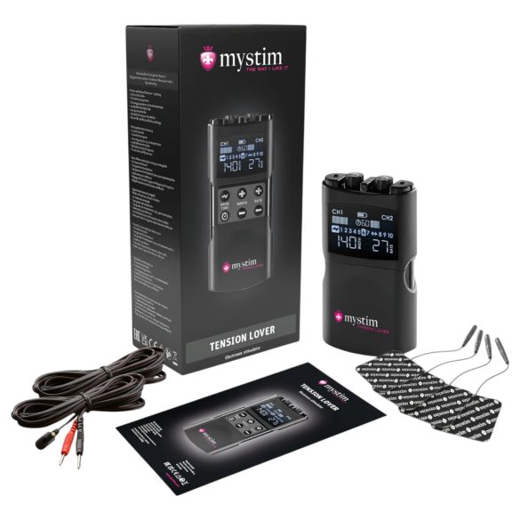 mystim Tension Lover 2 - digitalt elektrosats (svart)
