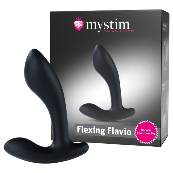 Mystim - prostata vibrator med elektro - svart