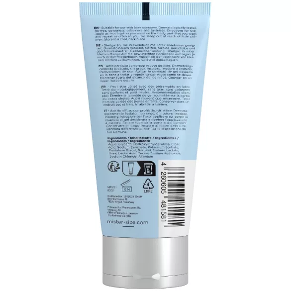 Mister Size Bio - vattenbaserat bio-glidmedel (100 ml)