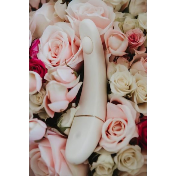 OhMyG - uppladdningsbar, pulserande G-punktsvibrator (vit)