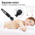 Mrow - laddningsbar, vattentät massagevibrator (svart)