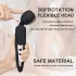Mrow - uppladdningsbar vattentät massagevibrator - svart