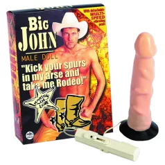 NMC Big John - uppblåsbar gummiman med vibrator