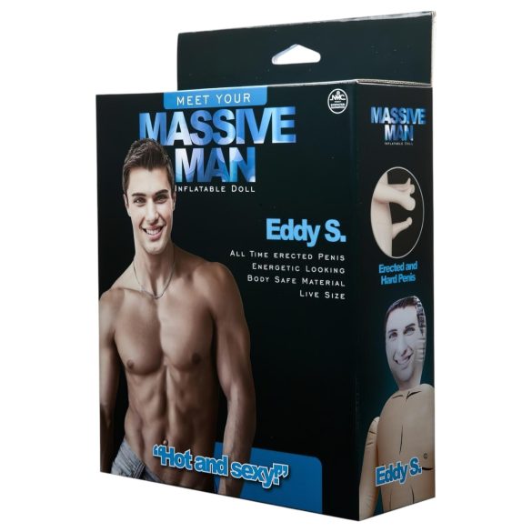 Eddy - uppblåsbar manlig docka