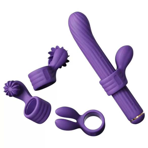 Magic Stick S1 - vibrator med flera funktioner - lila