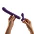 Magisk Stav - vibrator med utbytbara tillbehör (lila)