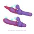 Magisk Stav - vibrator med utbytbara tillbehör (lila)