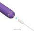 Magisk Stav - vibrator med utbytbara tillbehör (lila)
