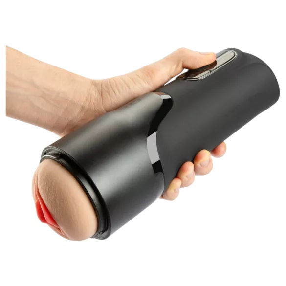 OTOUCH Airturn 4 - sug- och vibratorautomatisk masturbator (svart)