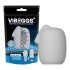 VIBEGGS Blow Misty - vibrerande äggmasturbator (vit)