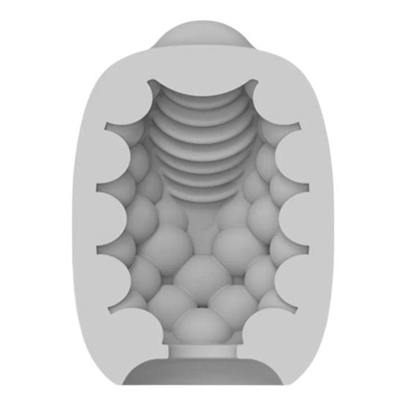 VIBEGGS Blow Misty - vibratorägg onanihjälpmedel - vit