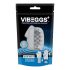 VIBEGGS Blow Misty - vibrerande äggmasturbator (vit)