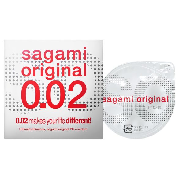 Sagami Original 0.02 - kondom - ultratunn - 55mm - 1 st