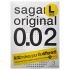 Sagami Original 0,02 L - kondom - ultratunn - 58mm (3 st)