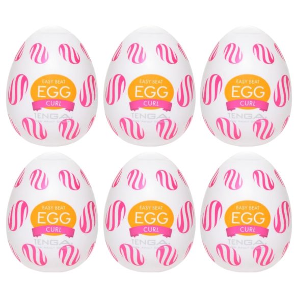 TENGA Egg Curl - Äggmasturbator (6 st)