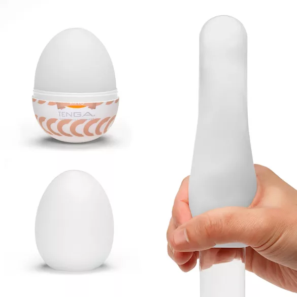 Tenga - äggmasturbator - Ring struktur - 6-pack
