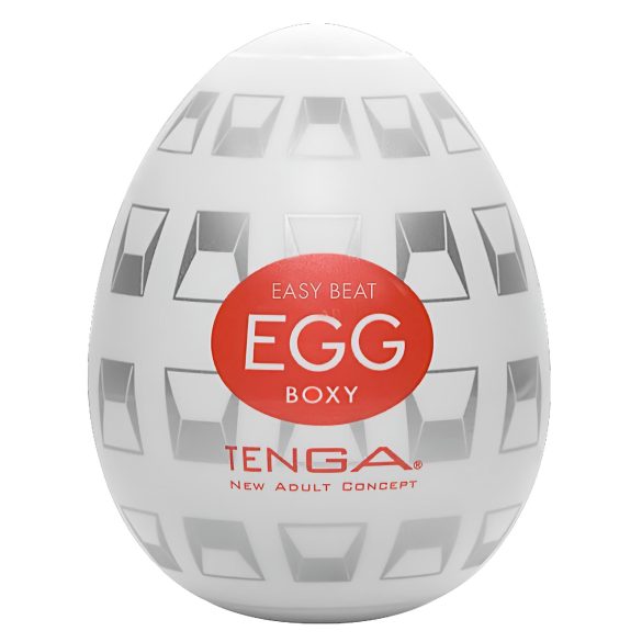 TENGA Egg Boxy - onanitägg - engångs masturbator - vit