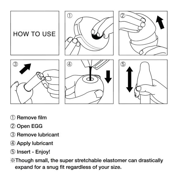 TENGA Egg Silky II - Silkeslen äggmasturbator