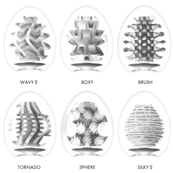 TENGA Egg Nya Standard - Äggmasturbator (6-pack)