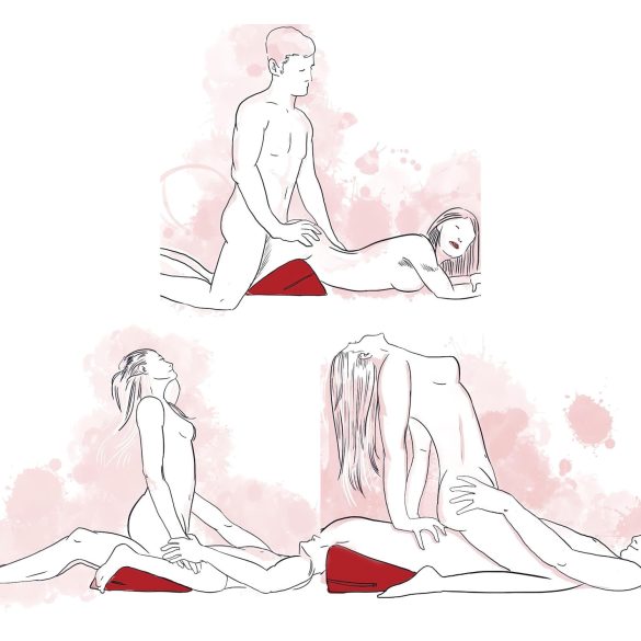 Liberator - sexkudde kilformad - svart